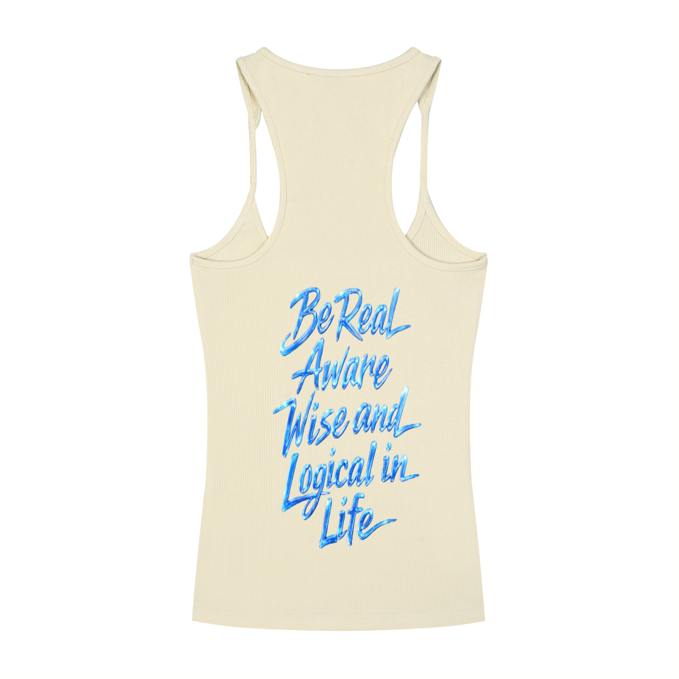 Slim Fit Ribbed Racerback Tank Top