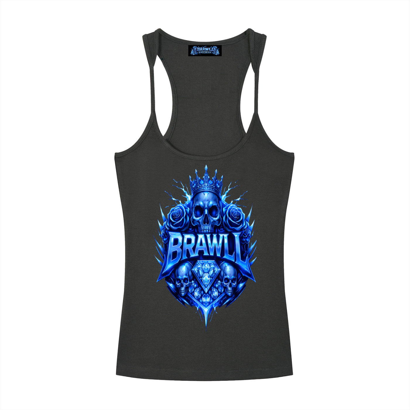 Slim Fit Ribbed Racerback Tank Top