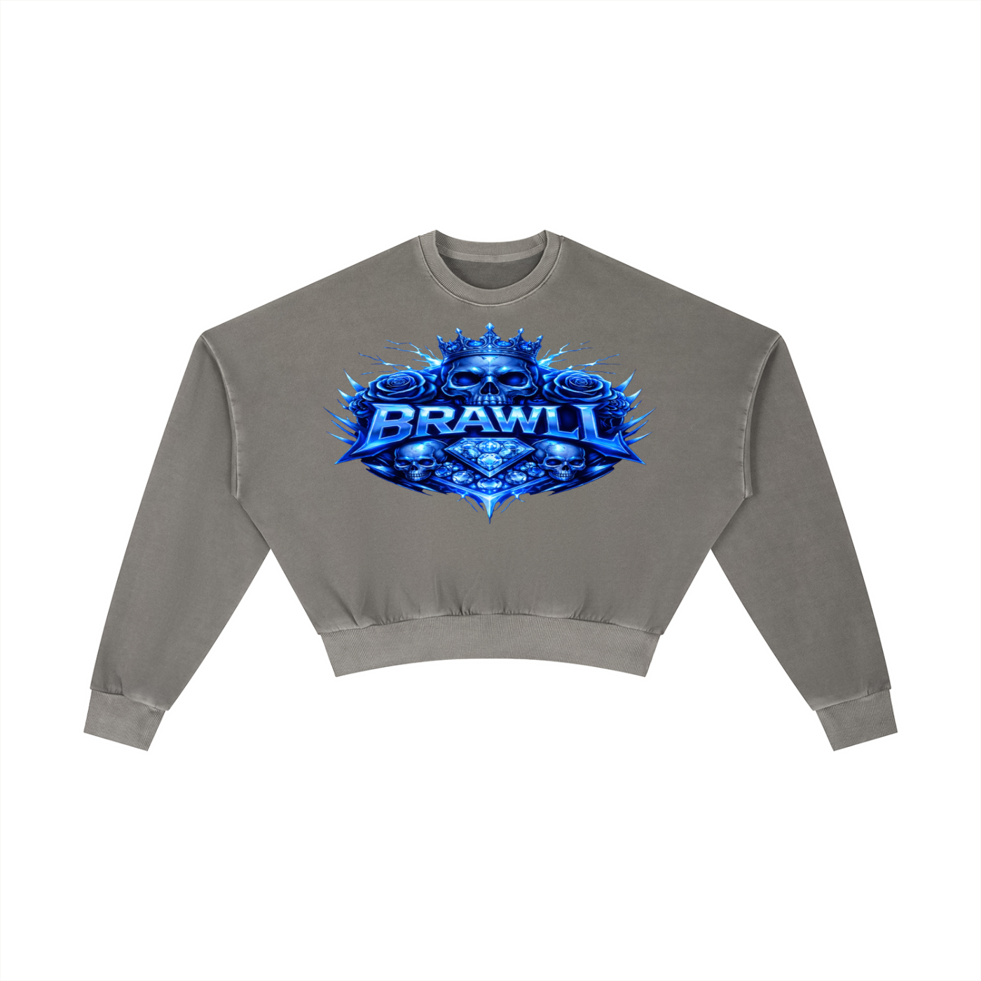 Vintage Washed Cropped Sweatshirt