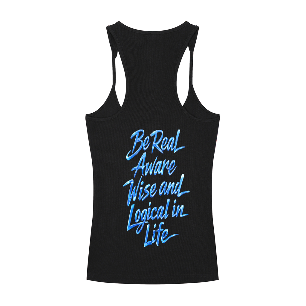 Slim Fit Ribbed Racerback Tank Top