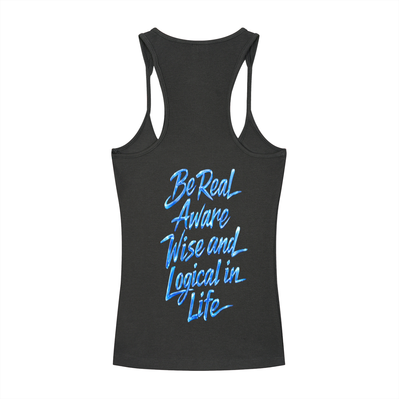 Slim Fit Ribbed Racerback Tank Top