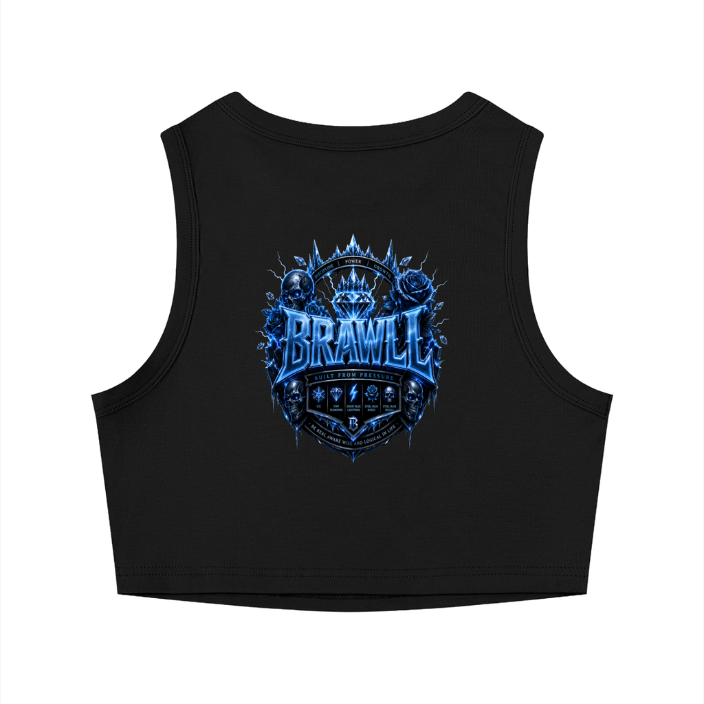 Women's Tight Crewneck Crop Tank Top