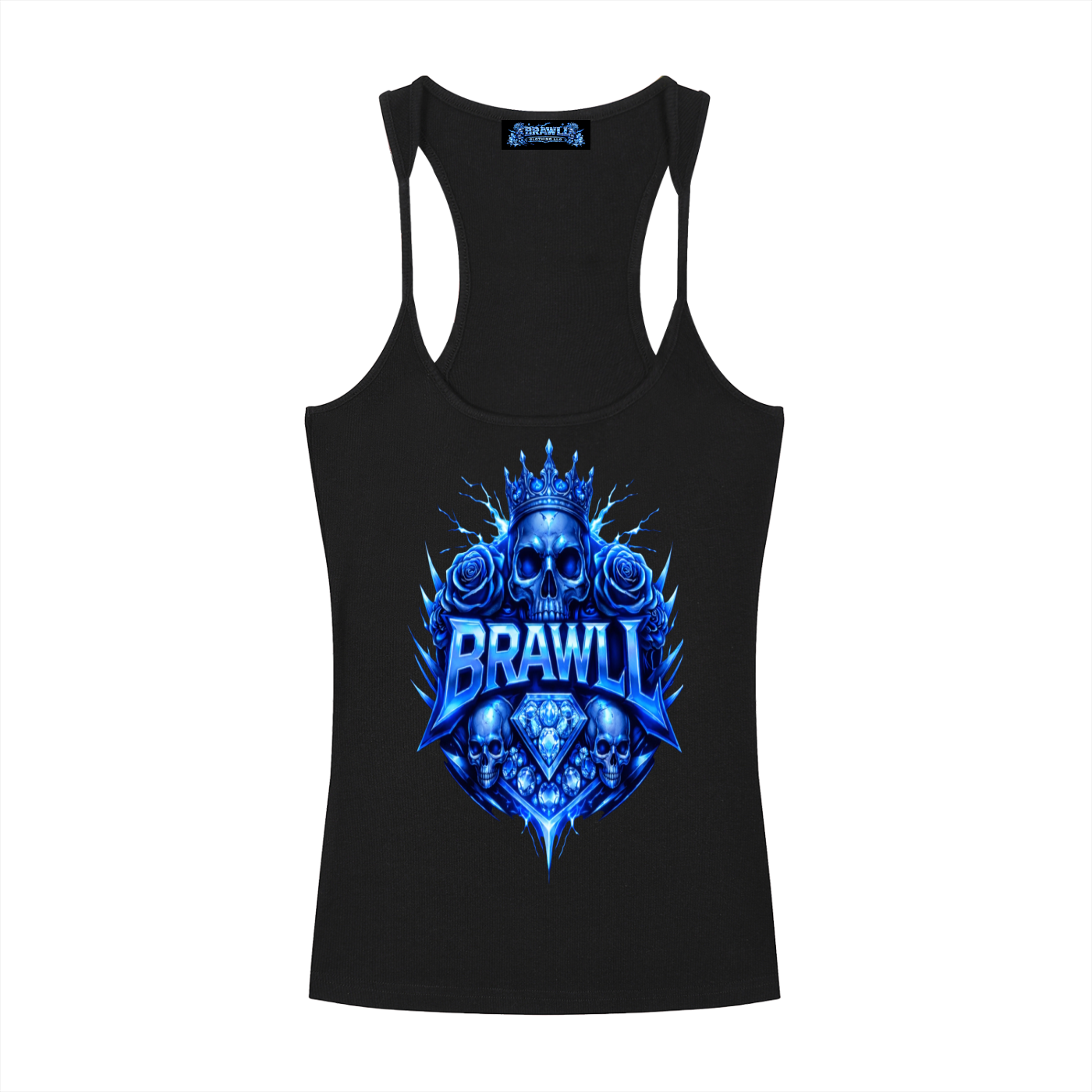 Slim Fit Ribbed Racerback Tank Top