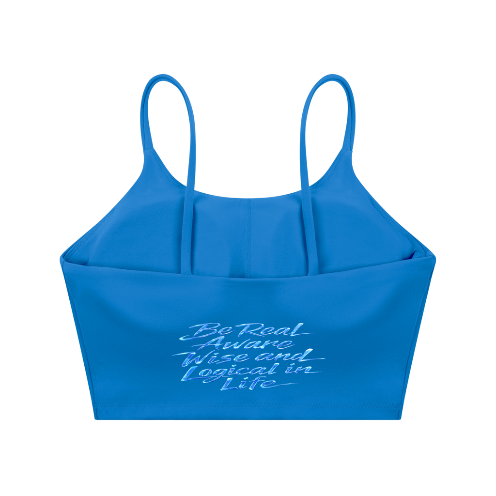 Spaghetti Strap Yoga Sports Bra