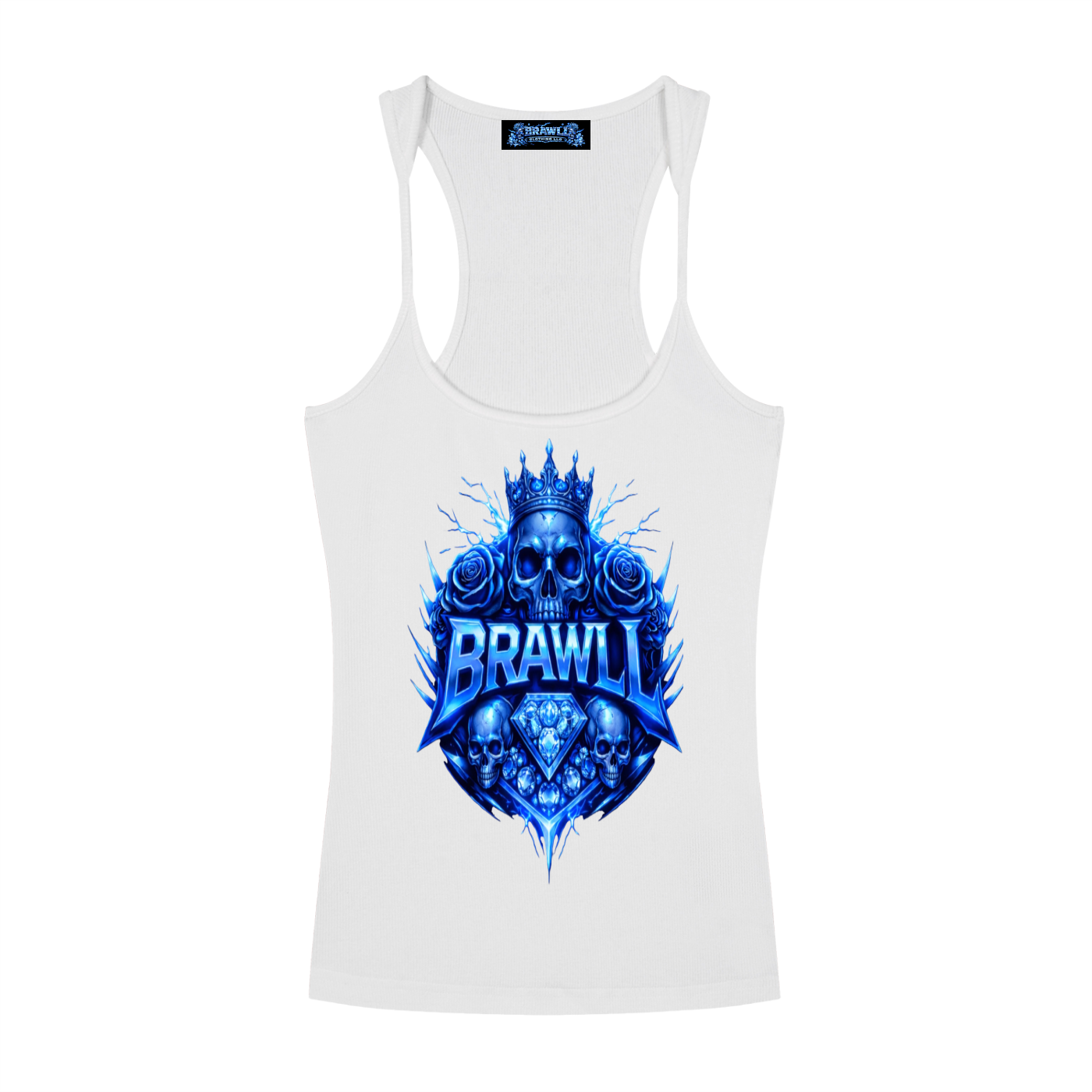 Slim Fit Ribbed Racerback Tank Top