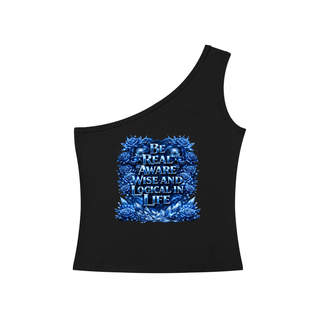 Women's One-Shoulder Crop T-Shirt