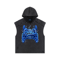 Snow Washed Boxy Hooded Tank Top