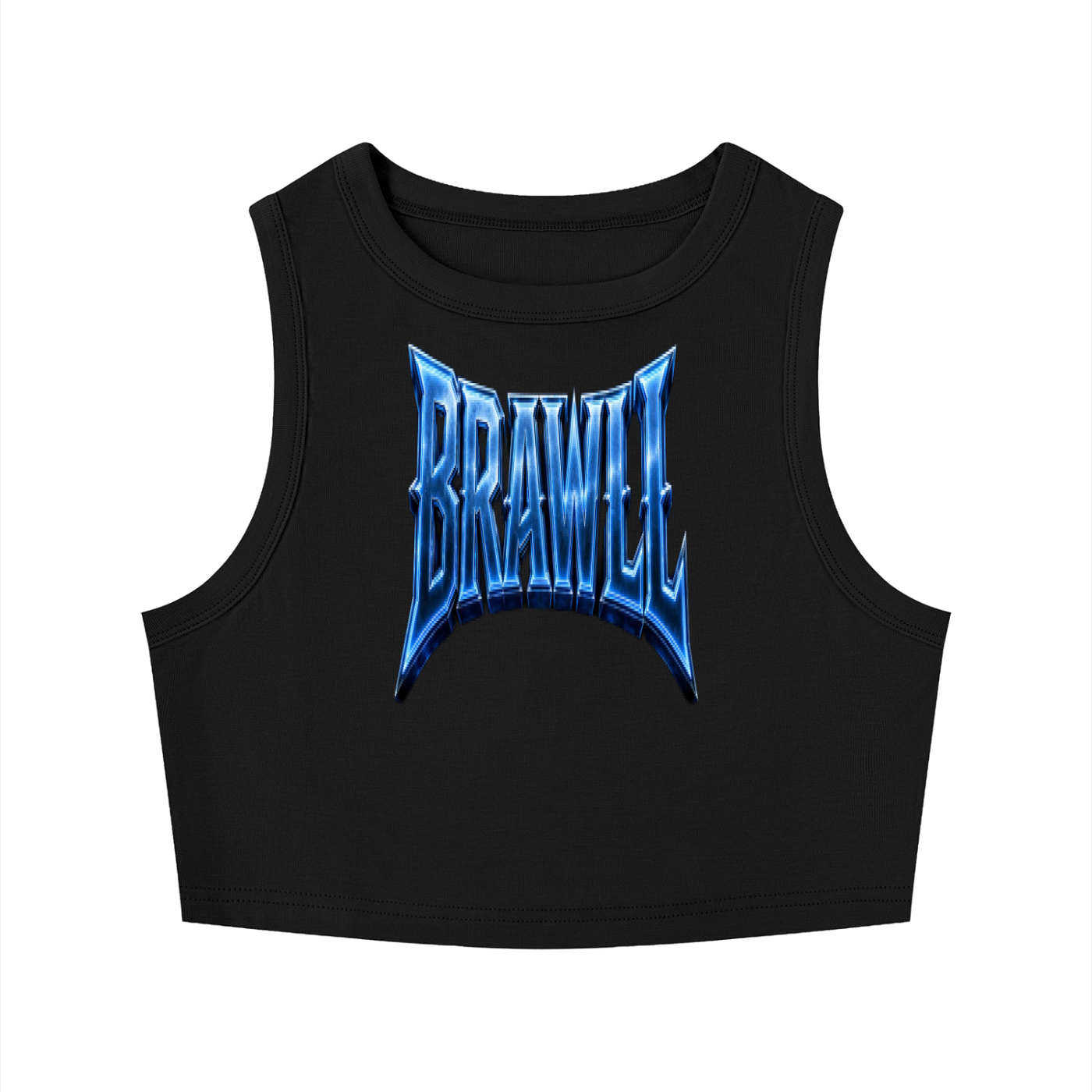 Women's Tight Crewneck Crop Tank Top