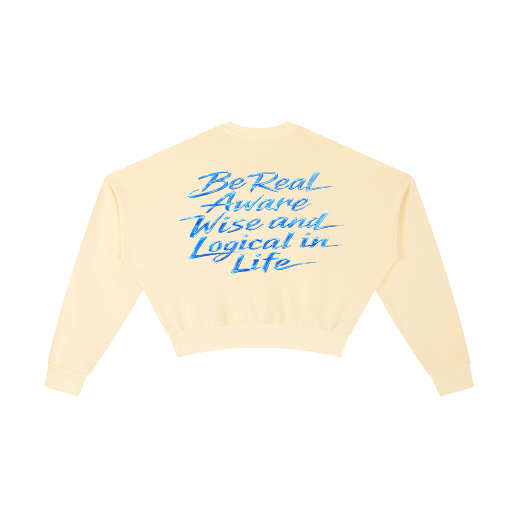 Vintage Washed Cropped Sweatshirt