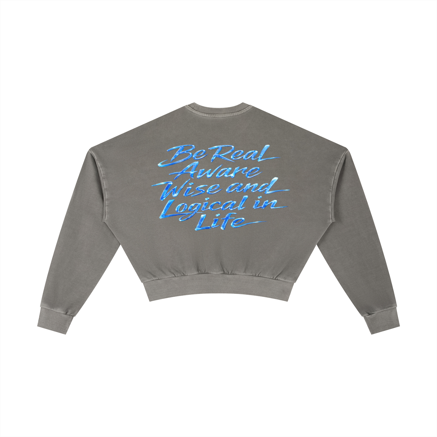 Vintage Washed Cropped Sweatshirt