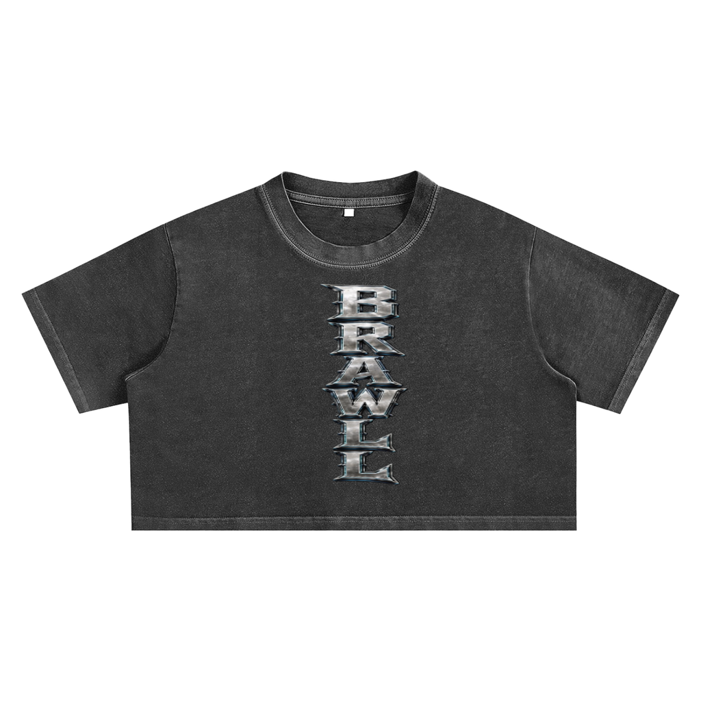 Snow Washed Crop Top