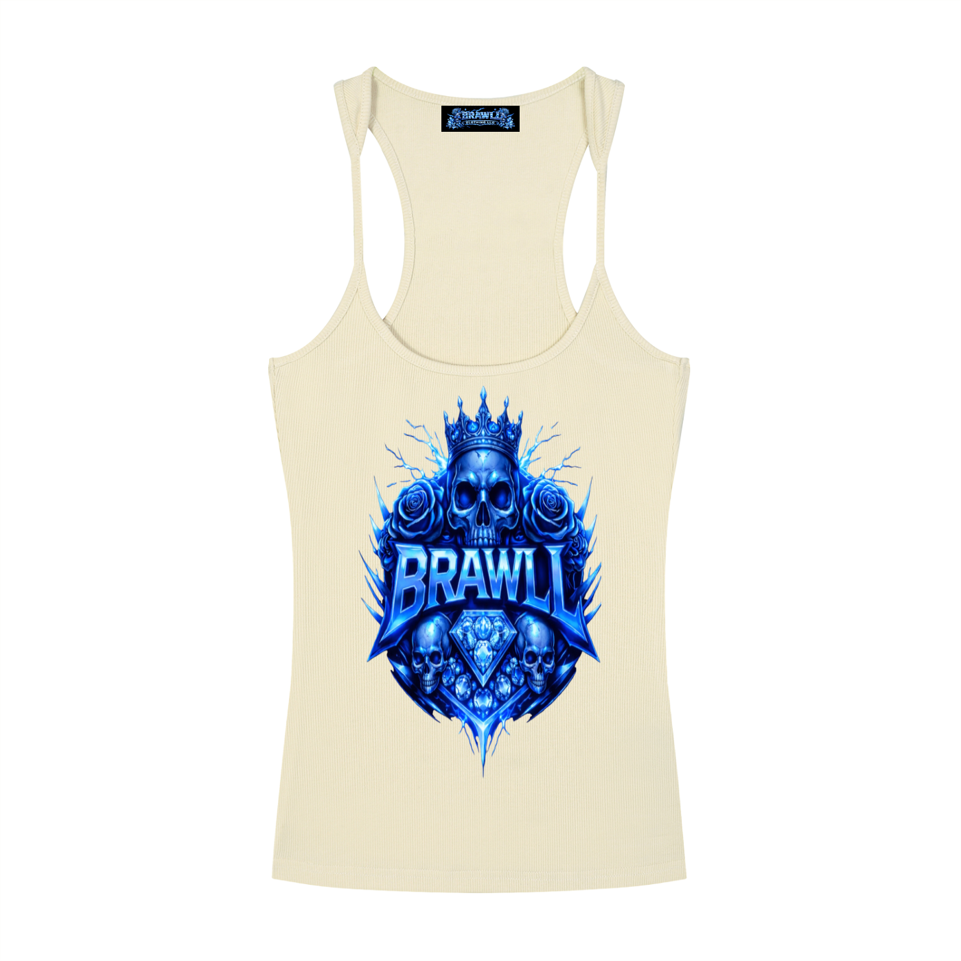 Slim Fit Ribbed Racerback Tank Top