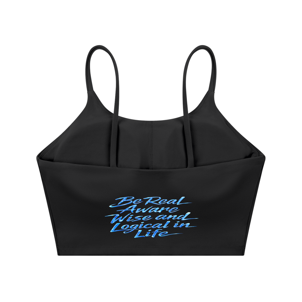 Spaghetti Strap Yoga Sports Bra