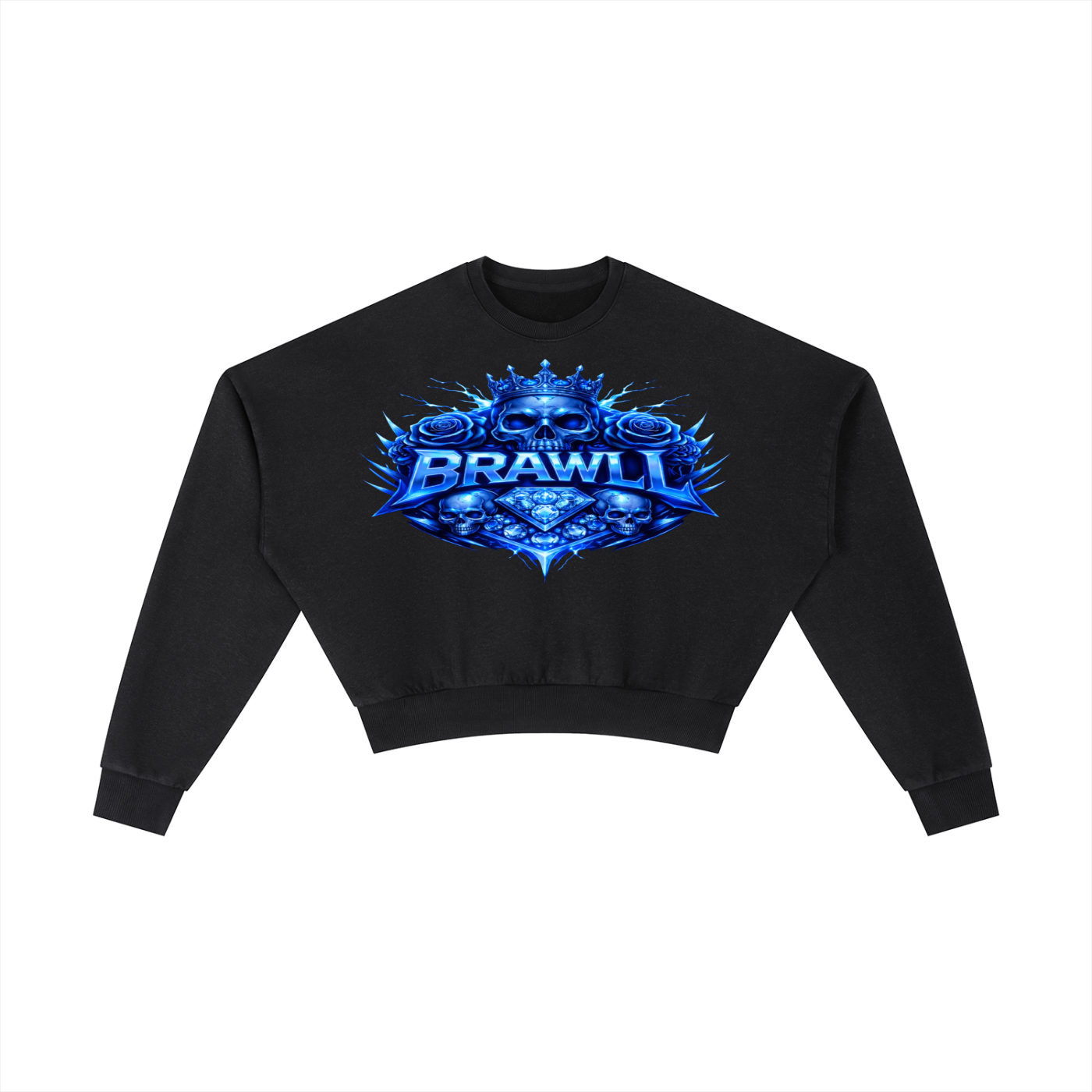 Vintage Washed Cropped Sweatshirt